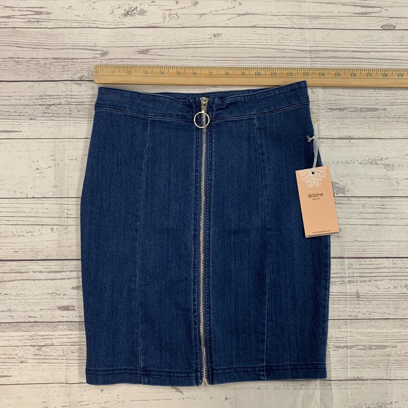 POL Zip Detail Denim Skirt – Southern Fried Glam